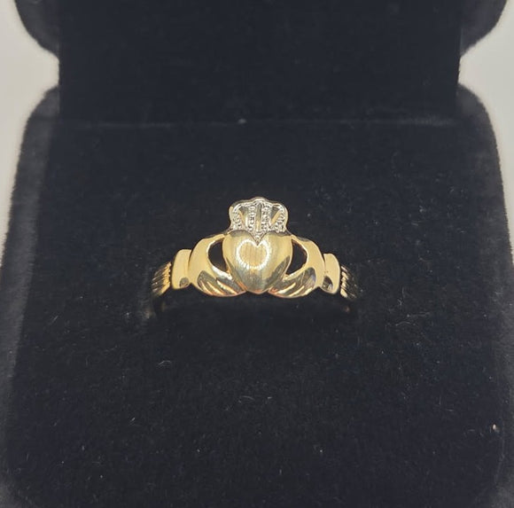 9ct Yellow Gold Claddagh Ring