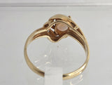 18ct Yellow Gold Opal and Diamond Ring
