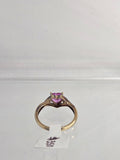 9ct Yellow Gold Cubic Zirconia Heart Ring