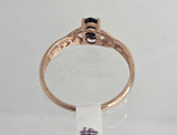 9ct Rose Gold Sapphire Ring