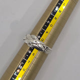 Silver Puzzle Ring(Welded together)