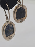 Silver Earrings Nambia Pietersite