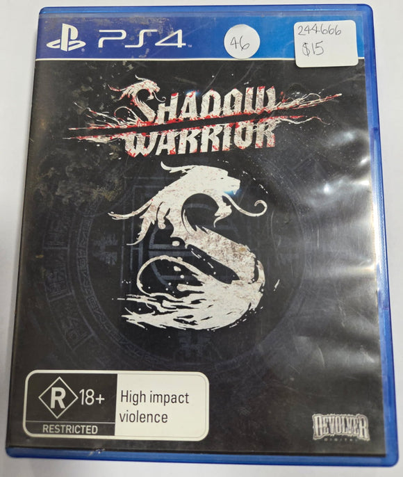 PS4 Game Shadow Warrior