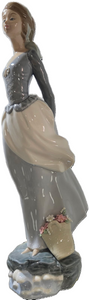 Lladro Wind Blown Sea Breeze in Raw/Matt/Gloss Set 3