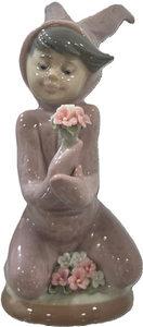 Lladro "In the Meadow" Bunny Costume Figurine