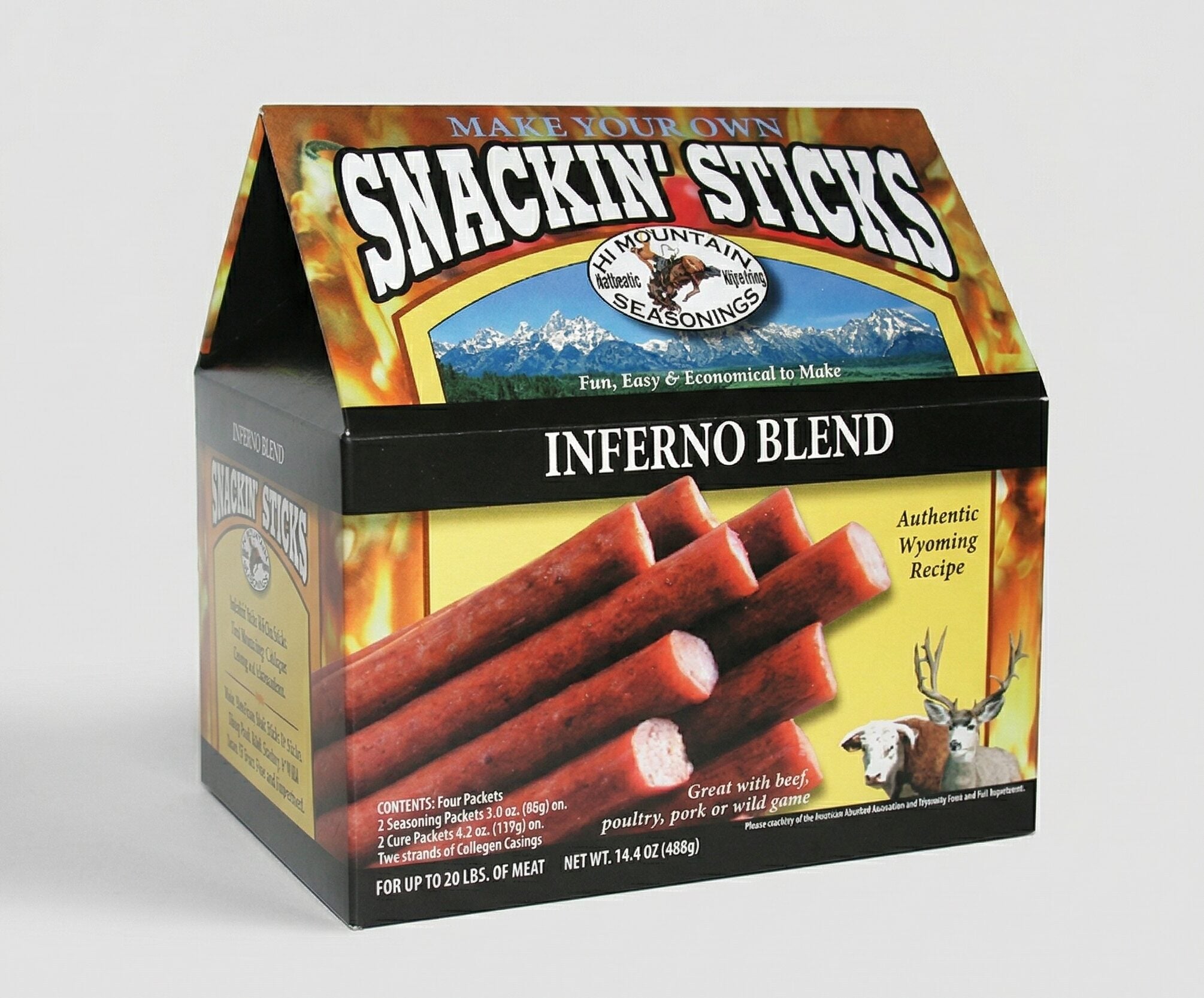 Hi Mountain Snack Sticks(Twiggy Sticks) Inferno