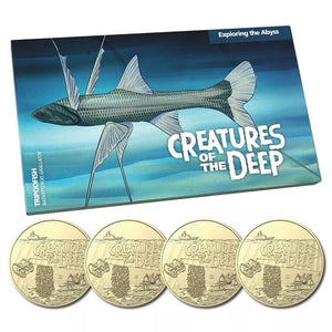 2023 Creatures of the Deep Mintmark and Privy Mark Four Coin Set