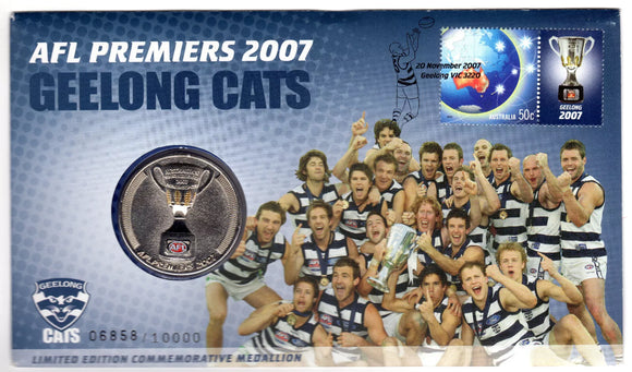 PNC 2007 AFL Premiers Geelong Cats Medallion