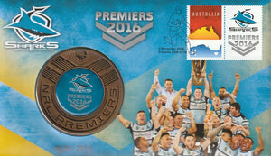 PNC 2016 NRL Sharks Premiers Medallions