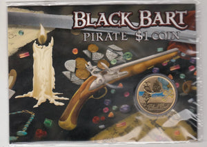 2011 Black Bart Pirate Coin 1 Dollar