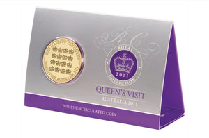 2011 $5 Uncirculated Coin Queen's Visit Australia