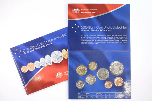 Coin Set RAM 2006 40 Years of Decimal Currency