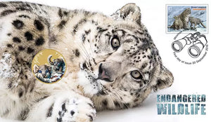 PNC 2018 Endangered Wildlife Snow Leopard 1 Dollar