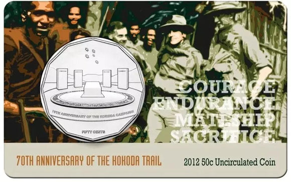 2012 70th Anniversary of the Kokoda Trail 50 Cent