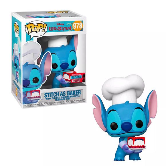 Pop Vinyl Figurine Lilo & Stitch Stitch as Baker 978