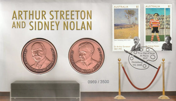 PNC Arthur Streeton and Sidney Nolan Medallions