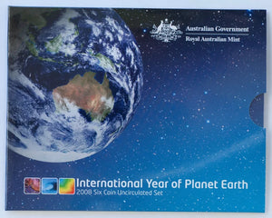 2008 Six Coin Uncirculated Set International Year of the Planet Earth