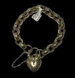 10ct Gold Chunky Belcher Bracelet with Locket Michael Hill