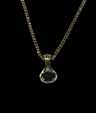 9ct Gold Sapphire and Diamond Necklace