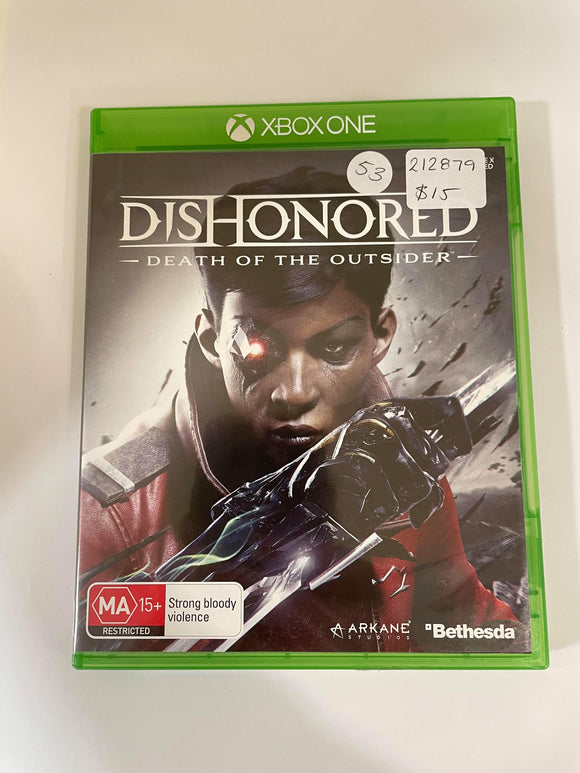 Dishonored Death Of The Outsider Xbox One Game