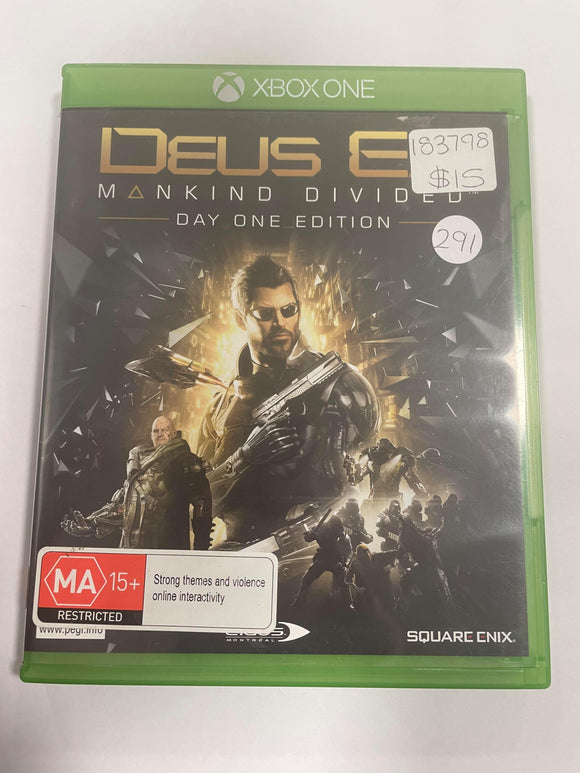 Deus Ex Mankind Divided Day One Edition Xbox One Game