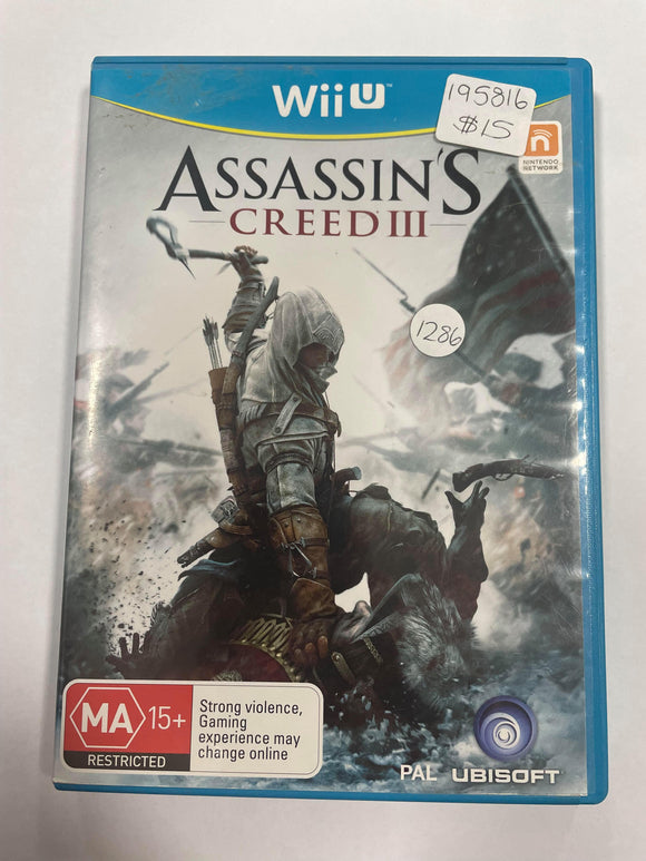 Assassin's Creed 3 Nintendo Wii U Game