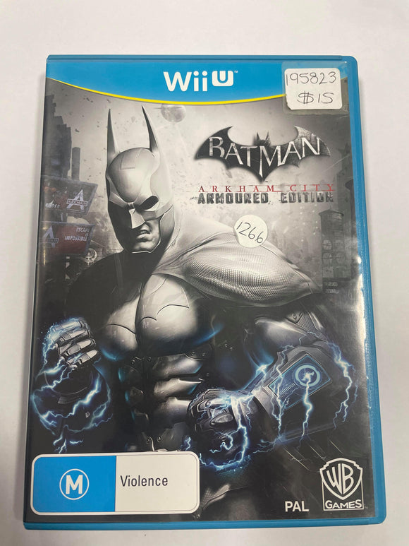 Batman Arkham City Armoured Edition Nintendo Wii U Game