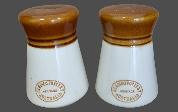 Bendigo Pottery Salt and Pepper Shakers