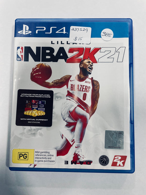 NBA 2K21 PS4 Game