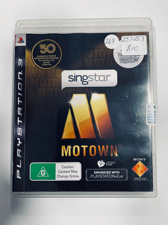 Singstar Motown PS3 Game