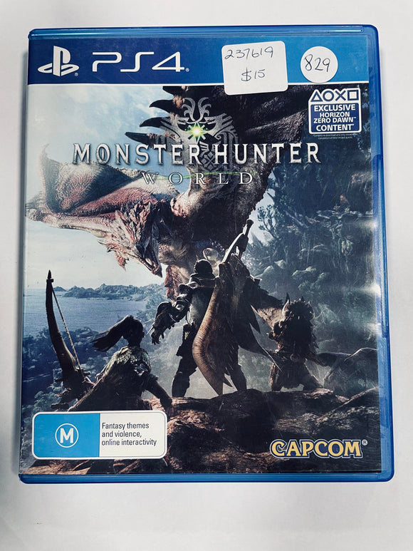 Monster Hunter World PS4 Game