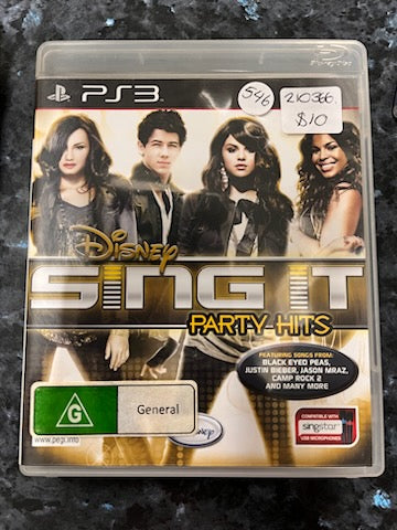 Disney Sing It Party Hits PS3 Game