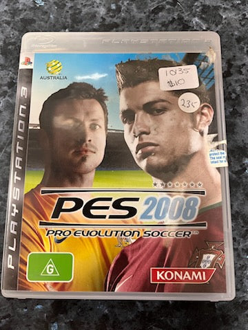 PES 2008 Pro Evolution Soccer PS3 Game