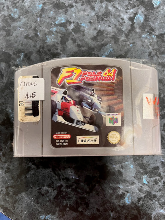 F1 Pole Position 64 Nintendo 64 Game