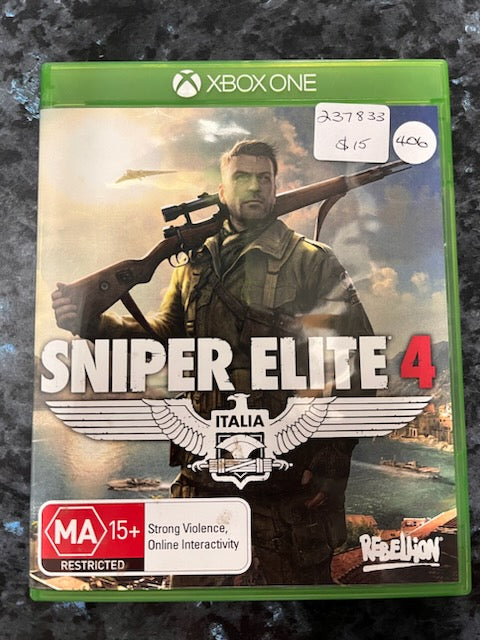 Sniper Elite 4 X Box One Game