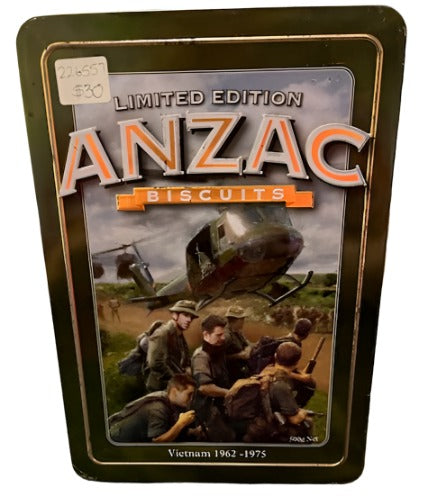 Limited Edition Anzac Biscuit Tin Vietnam 1962-1975