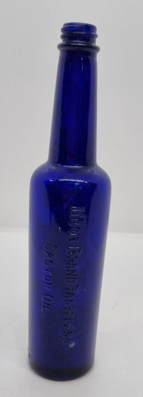 Castor Oil Blue Bottle