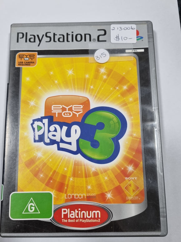 EyeToy Play 3 PS2 Game