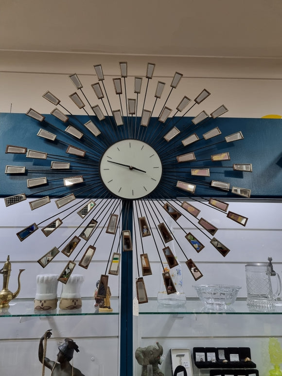 Art Deco Sunburst Clock