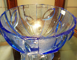 Blue Glass Footed Bowl - Wonderful Piece