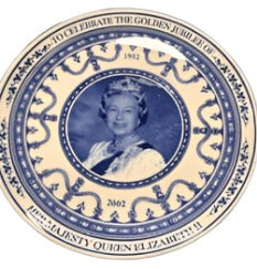 Wedgwood Queen Elizabeth Golden Jubilee Plate